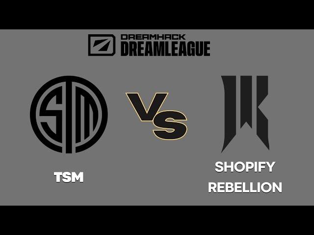 TSM vs Shopify Rebellion - Group stage 2 - Dream League S19 DOTA  2