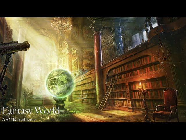 [ASMR / Ambience] A cozy medieval library atmosphere. "Royal Holy Magic Library" / @Sound Forest Sub