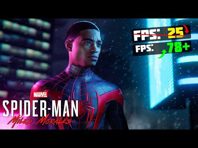 Marvel's Spider-Man: Miles Morales! FPS and Performance! BEST SETTINGS [2022]