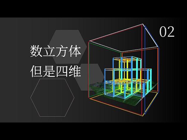 【四维空间之旅02】挑战数超立方体，你能闯过几关？