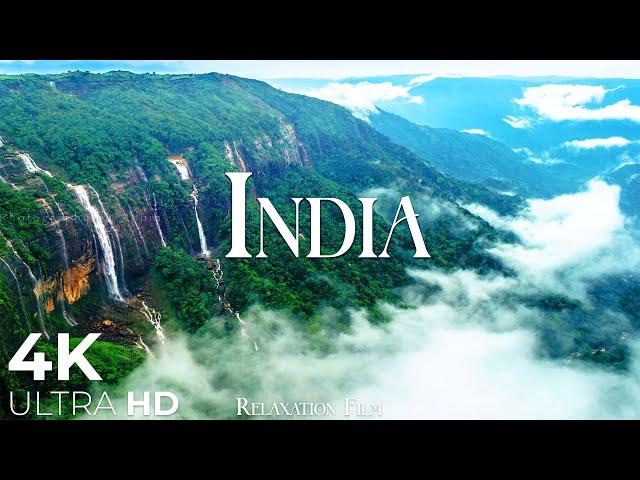 INDIA 4K - Nature Relaxation Film - Peaceful Relaxing Music - 4k Video UltraHD