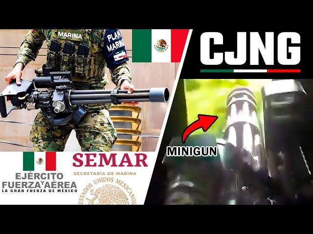 La FASCINACIÓN del EJÉRCITO y los CÁRTELES MEXICANOS por la MINIGUN  PRUEBAS VIDEOGRÁFICAS 