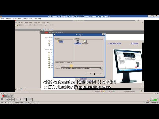 ABB Automation Builder PLC AC564 ETH Ladder Program CodeSys