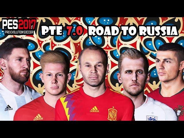 สอนโหลด ( PTE PATCH 7.0 Road To Russia 2018 AIO By Uzumaki CH) PES 2017 เล่นได้ 100%