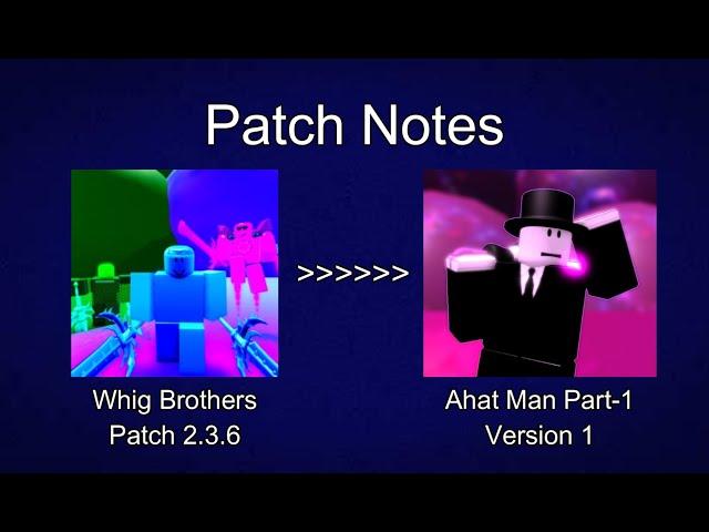 Ahat Man Part 1 Update Patch Notes