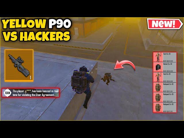 Metro Royale Playing With Yellow P90 Against to Hackers Solo vs Squad | PUBG METRO ROYALE CHAPTER 21