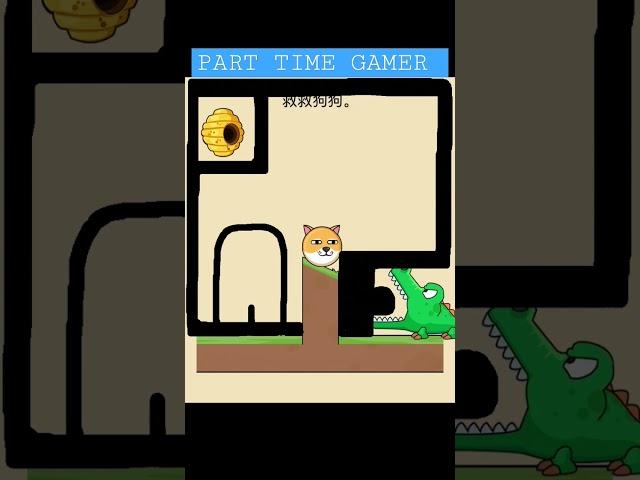 Doggy rescue   funny drawing  Part time gamer Level 353 #trending #viral #shorts