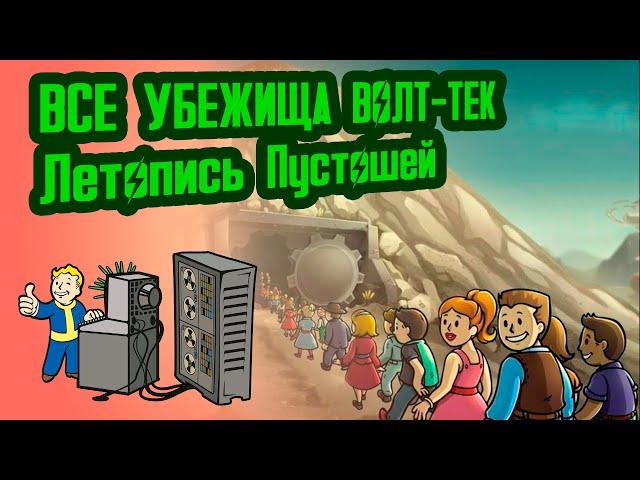 ВСЕ УБЕЖИЩА МИРА ФОЛЛАУТ // №0 Потерянные Голозаписи