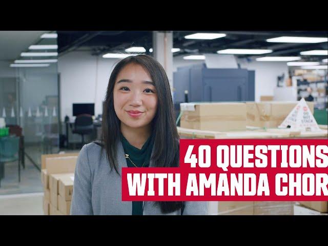 40 Questions for 40 Years with Amanda Chor | SFU Beedie