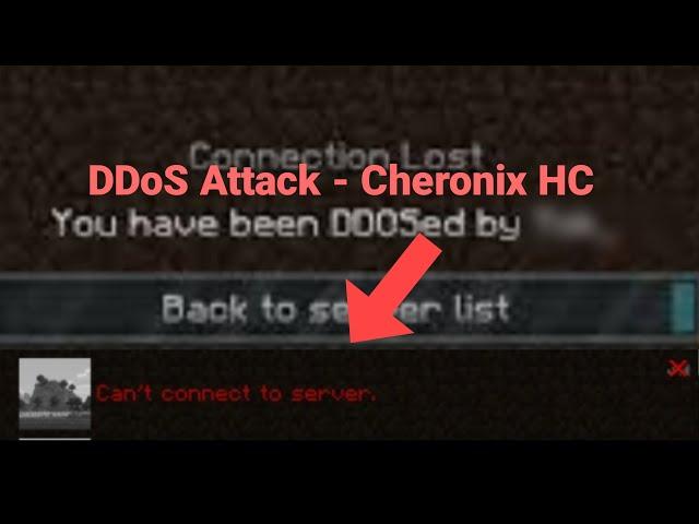 Cheronix HC - DDoS Attack Minecraft Server