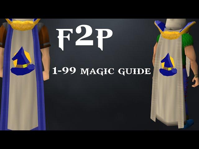 Runescape 3 - F2P 1-99 Magic guide