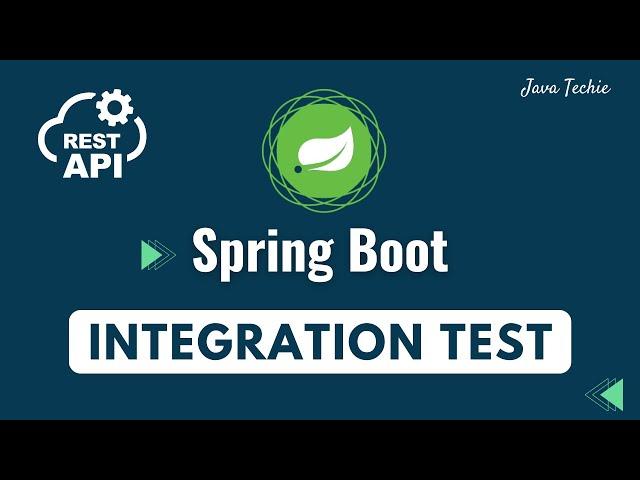 Spring Boot Integration Test with TDD | JUnit5  & H2 | JavaTechie