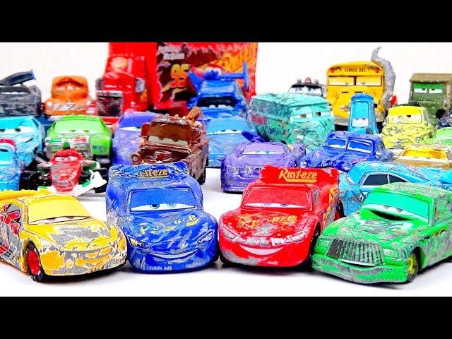 Crashed Cars Collection. Disney Cars Toys Lightning McQueen J - LadyBird TV