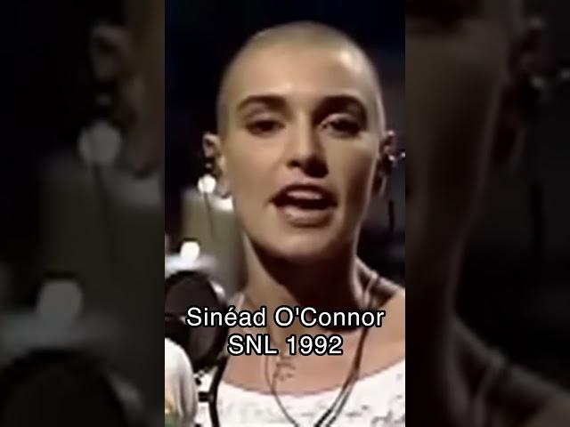 #SNL is celebrating 50th years! Do you remember this performance by Sinead O'Connor in 1992? #SNL50