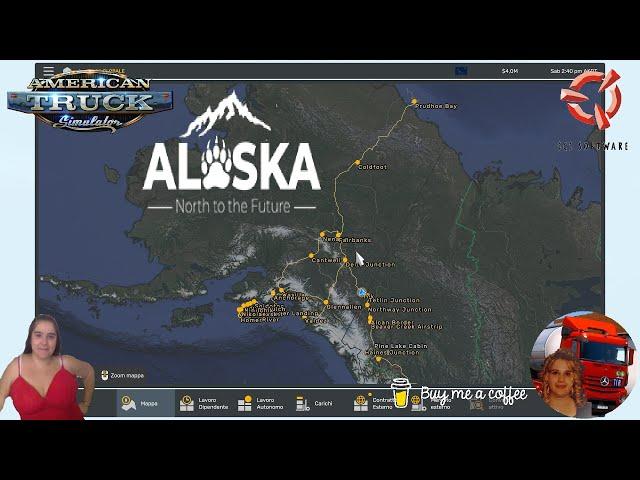 American Truck Simulator (1.53) Freightliner® Cascadia 2022 Tuning Delivery to Alaska + DLC's & Mods