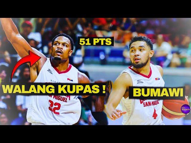 JUSTIN BROWNLEE CAREER HIGH 51 PTS | BUMAWI si RJ ABARRIENTOS | SCOTTY HOPSON GUMAWA ng RECORD !