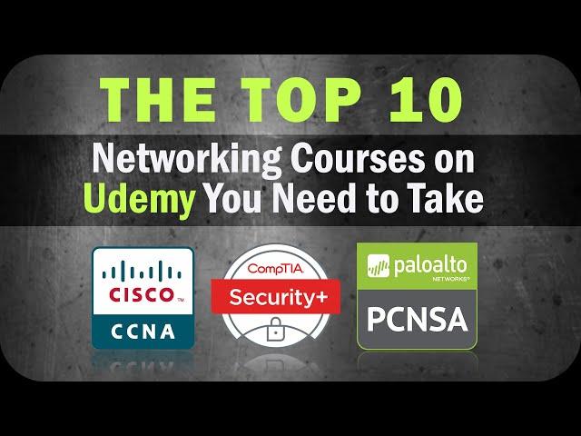 Top 10 Networking Certification Courses to Take on Udemy | @SolutionsReview Ranked