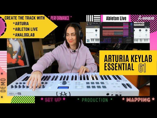 Arturia Keylab Essential 61 & Ableton Live *SET UP * PRODUCTION* DEMO* +GIVEAWAY!!