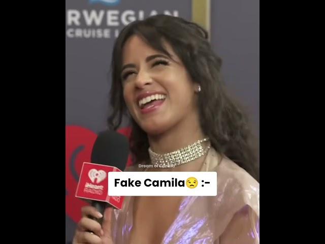 Fake Camila Vs Real Camila ️ #camilacabello #edits #shorts