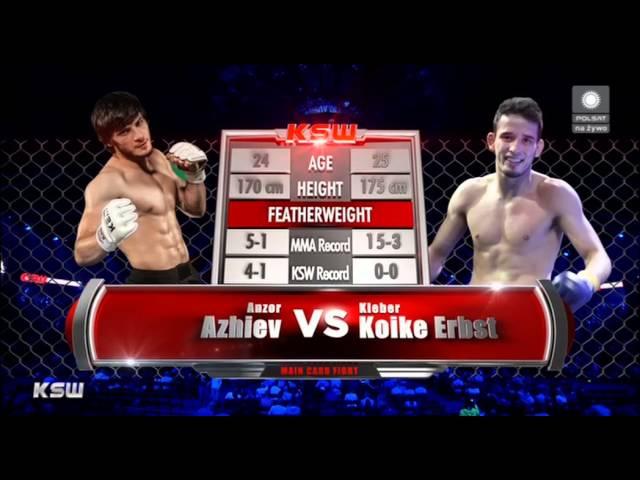 Azhiev vs Koike Erbst ksw 30 czała walka