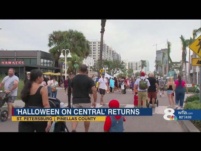 Crowds flock to 'Halloween on Central' in St. Petersburg