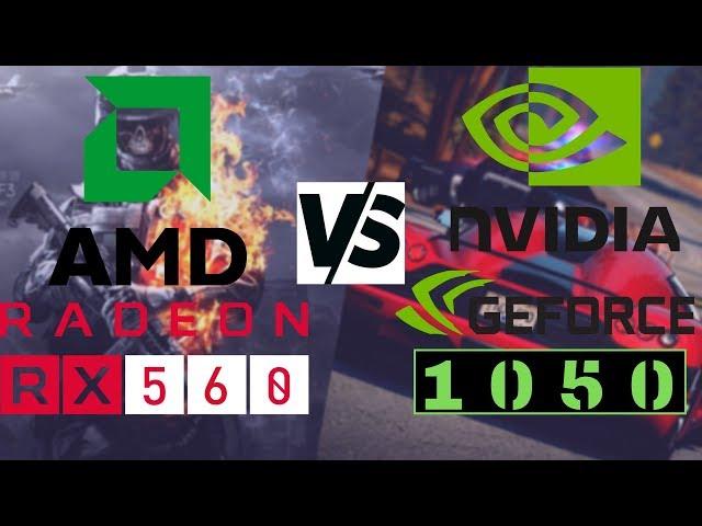 AMD RADEON RX 560 VS NVIDIA Geforce GTX 1050 // GRAPHICAL COMPARISON 2018.