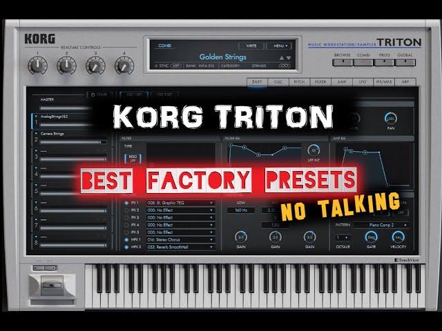 KORG Triton VSTi Best Factory Sounds [no talking]