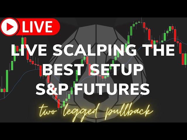 +$800 Watch a PANDA lose money everyday LIVE Trading ES emini s&p500 futures Two Legged Pullback 27