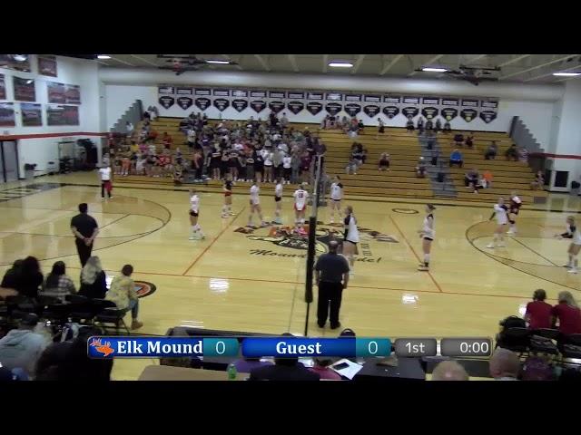 Volleyball: Girls Varsity Regional vs. Prescott  @  Elk Mound High School