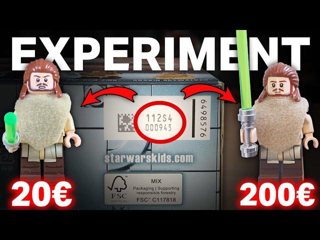 WHEN was Qui-Gon Jinn changed?  Lego Star Wars 75383 Batch 112S4 open (experiment)