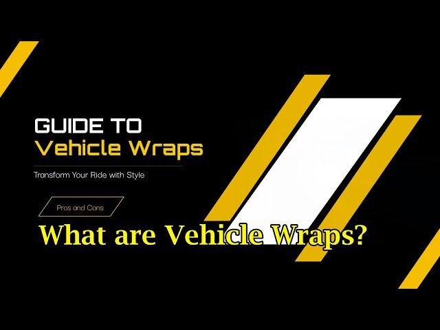 Pros and Cons of Vehicle Wraps