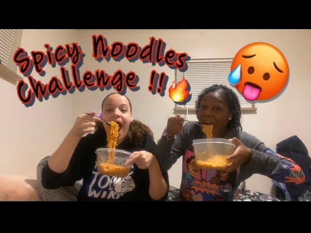 SPICY NOODLES CHALLENGE (Gone Wrong‍️)|| Leylah Mon’e