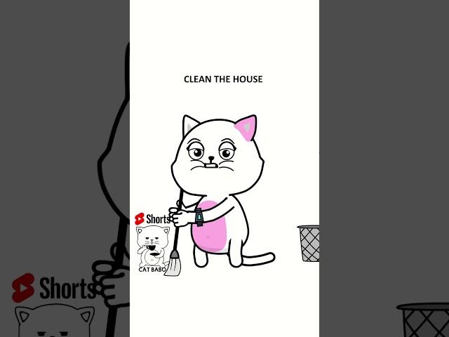 NOBODY SEES THAT Cat Babo (Animation Meme) #shorts
