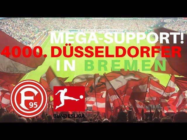 MEGA SUPPORT DER DÜSSELDORFER ! Fortuna Düsseldorf Fans eskalieren in Bremen ! (1:3) 17.08.2019