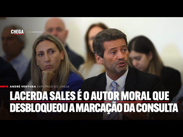 Lacerda Sales é o autor moral e político que desbloqueou a marcação da consulta