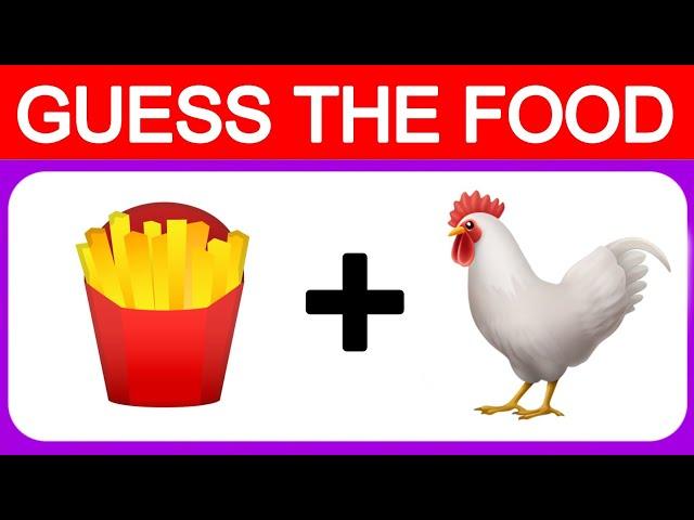  Can You Guess The FOOD By Emoji?  Emoji quiz