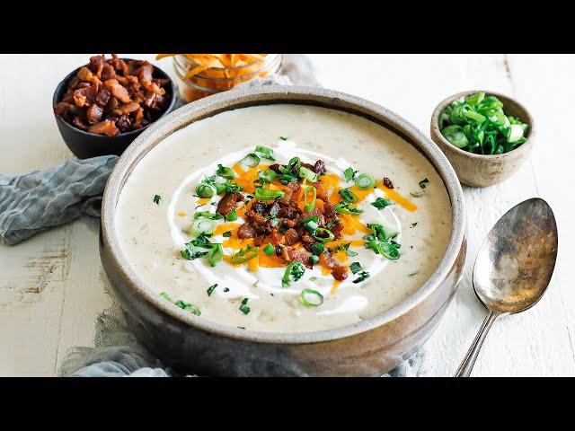 Homemade Creamy Potato Soup Recipe