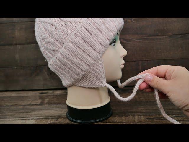 How to insulate a hat with ears 