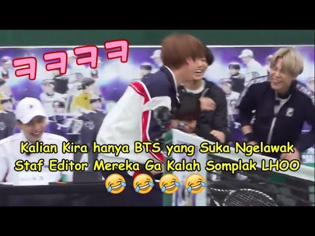 BTS VS Staf editor BTS Sama-sama Soplakk...haha