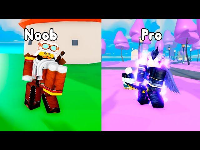 Went From Noob To Pro In Anime Swords Simulator Roblox!