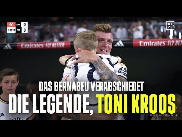 Gänsehaut! Das Bernabeu verabschiedet die Legende Toni Kroos 