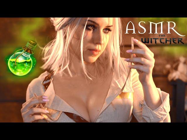 ASMR CIRI'S EVENING ROUTINE The Witcher Potions  Herbalist's hut