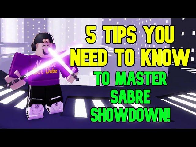 The ULTIMATE GUIDE to Roblox Saber Showdown!