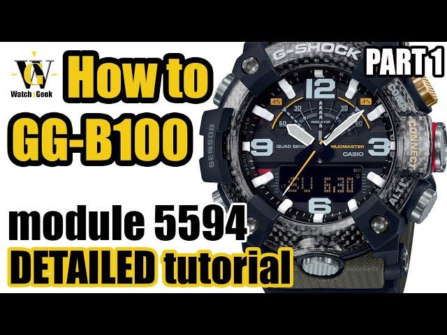 GG-B100 - module 5594 - part 1 tutorial on how to setup and use ALL the regular functions