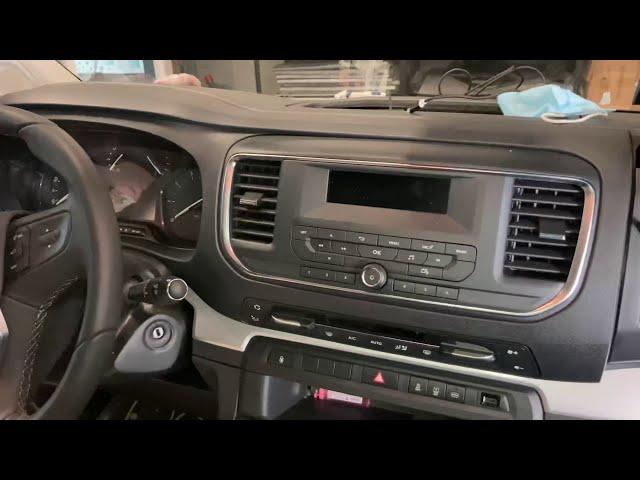 Citroen spacetourer, как снять штатное головное устройство/ how to remove the head unit + Android