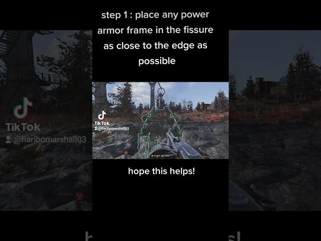 how to retrieve loot fallen into fissure /fallout 76