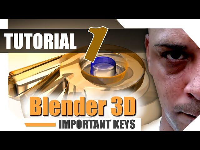 Blender 3D Tutorials - Tutorial 1 - Important KEYS