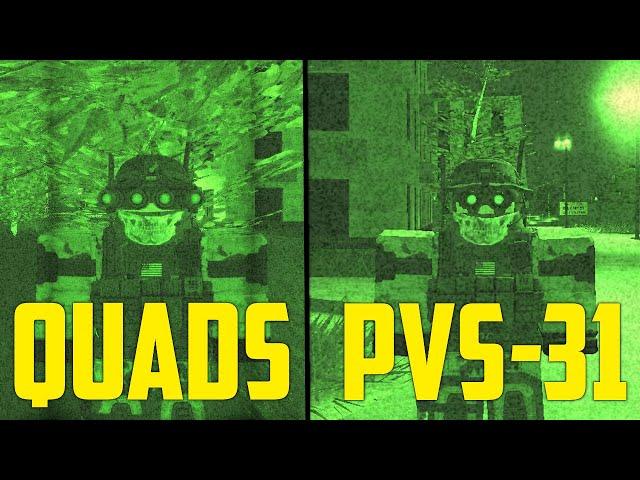 AN / PVS 31 Night Vision 3 Star Showcase | Is It Worth It? | Blackhawk Rescue Mission 5 Roblox |