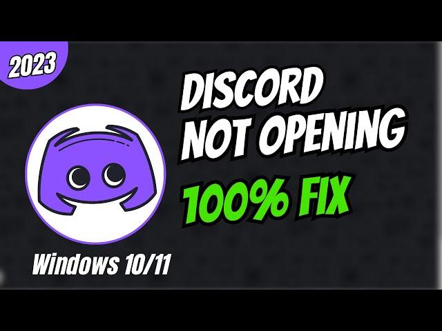 How to FIX Discord Not Opening (2023) | Discord STUCK on Start NEW