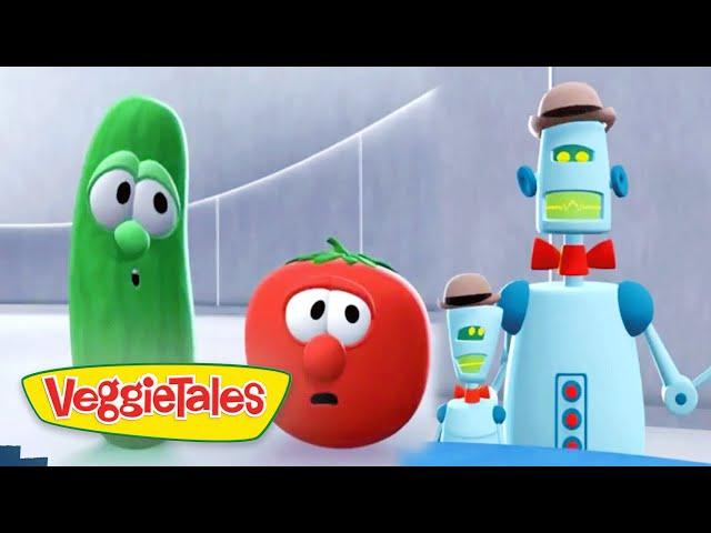 VeggieTales | Don't be Scared of the Future! | The Veggies Meet Robots